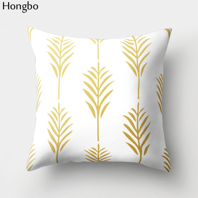 Poszewka na poduszkę z motywem tropikalnych liści leśnych drzew, kwadratowa, do dekoracji samochodu i sofy w domu, marki Hongbo - Wianko - 7