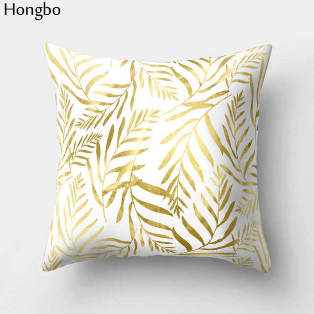 Poszewka na poduszkę z motywem tropikalnych liści leśnych drzew, kwadratowa, do dekoracji samochodu i sofy w domu, marki Hongbo - Wianko - 22