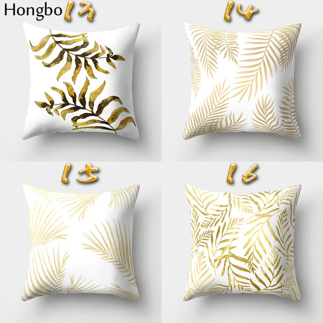 Poszewka na poduszkę z motywem tropikalnych liści leśnych drzew, kwadratowa, do dekoracji samochodu i sofy w domu, marki Hongbo - Wianko - 6