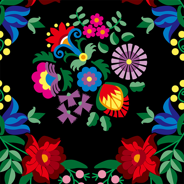 Meksykański obraz na płótnie - dekoracja salonu z motywem etnicznym - Wianko - 1
