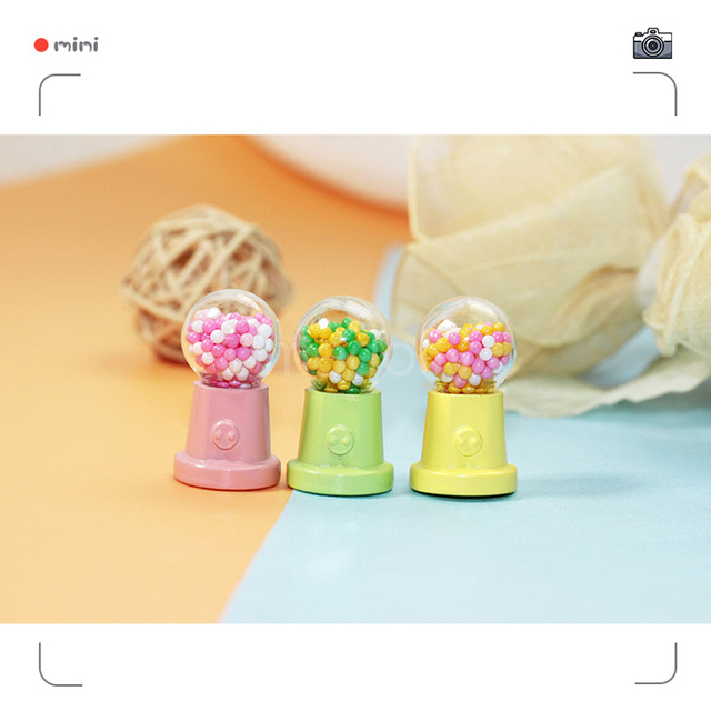 Kawaii Miniaturowy Domek dla Lalek z Mini Automatem do Cukierków - Zabawka do Udawania Gry w Kuchnię Barbie dla Dziewczynek - Wianko - 7