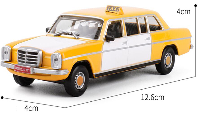 Klasyczny model samochodu Fiat Ford Cab Taxi ciężarówka Diecast w skali 1/43, wykonany z metalu - kolekcjonerski prezent zabawkowy auto - Wianko - 17