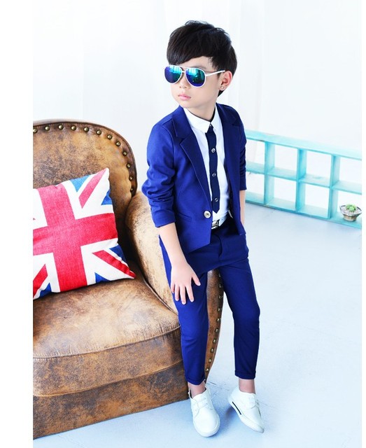 Komplet garniturów casual dla chłopców w stylu koreańskim - nowe ubrania dla dzieci, marynarki, blezery, kurtki ślubne - rozmiary 3-10T - Wianko - 6