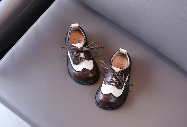 Jesienne skórzane buty DIMI 2021 dla dzieci - moda, prostota i wygoda, idealne dla chłopców i dziewczynek, casualowy styl, buty do tańca - Wianko - 4
