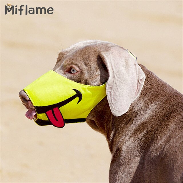 Kaganiec Miflame dla dużych psów Greyhound, regulowany, ochrona ust przed szczekaniem i zapewnienie świeżego powietrza dla zwierząt domowych - Wianko - 2