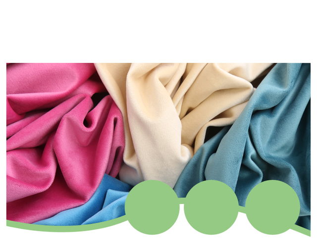 Miękka holenderska aksamitna tkanina tapicerska na sofę, zasłonę i poduszki, z wysoką jakością, w kolorach: czarny, biały, zielony, niebieski, różowy, czerwony - Wianko - 4