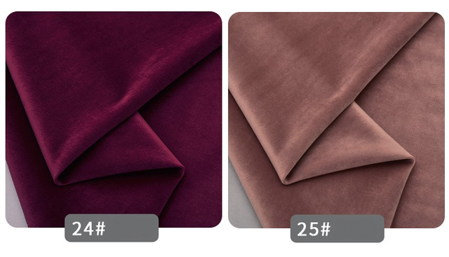 Miękka holenderska aksamitna tkanina tapicerska na sofę, zasłonę i poduszki, z wysoką jakością, w kolorach: czarny, biały, zielony, niebieski, różowy, czerwony - Wianko - 23