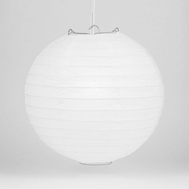 Lampiony papierowe białe z diodami LED, 36 sztuk w różnych rozmiarach, dekoracja ślubno-imprezowa - Wianko - 11