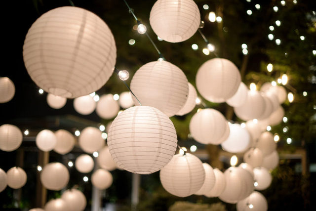 Lampiony papierowe białe z diodami LED, 36 sztuk w różnych rozmiarach, dekoracja ślubno-imprezowa - Wianko - 2