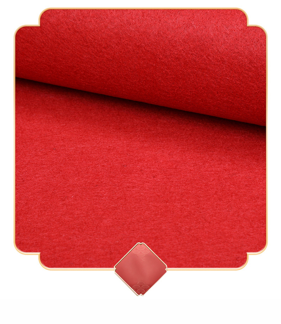 Jednorazowy dywan ślubny do korytarza: czerwony/biały/zielony, tekstylia domowe - 3M/5M/6M/8M/15M - Wianko - 18