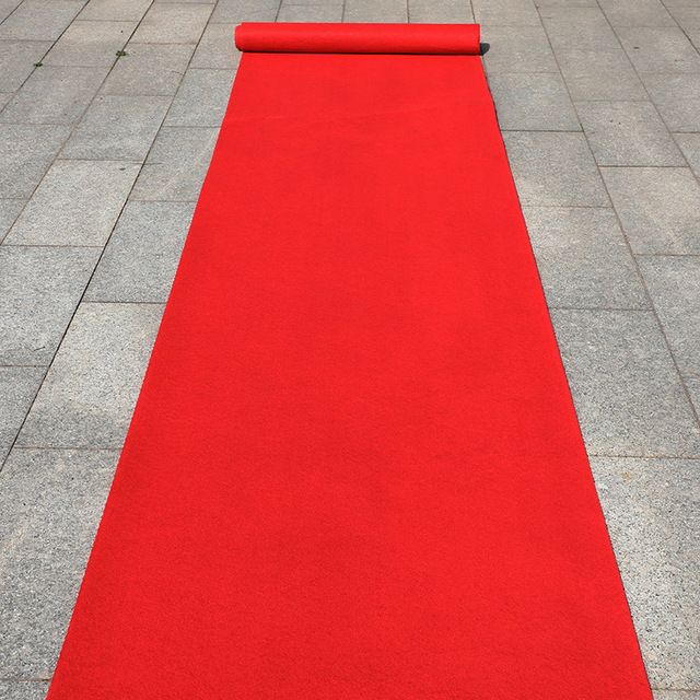 Jednorazowy dywan ślubny do korytarza: czerwony/biały/zielony, tekstylia domowe - 3M/5M/6M/8M/15M - Wianko - 20