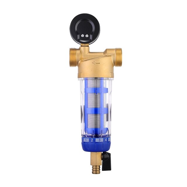 Filtr do wody pod zlew z manometrem o dużej przepustowości dla centralnego oczyszczania wody z kranu - Wianko - 4