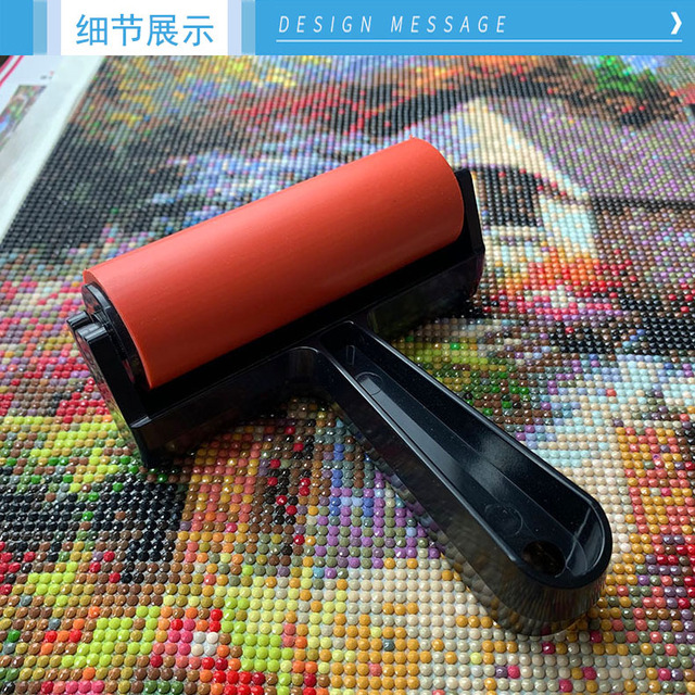 Plastikowa rolka gumowa do malowania diamentowego - narzędzie do haftu krzyżykowego, akcesoria do szycia - Wianko - 3