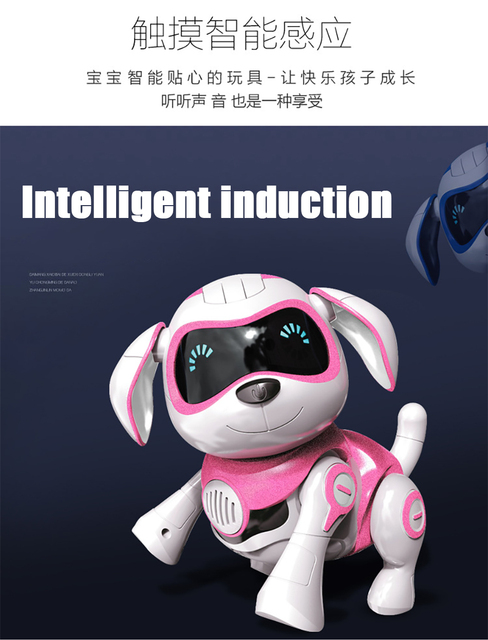 Inteligentny pies mechaniczny - elektroniczny zwierzak, który tańczy i śpiewa, z muzyką i czujnikiem podczerwieni, idealny dla dzieci - Wianko - 7
