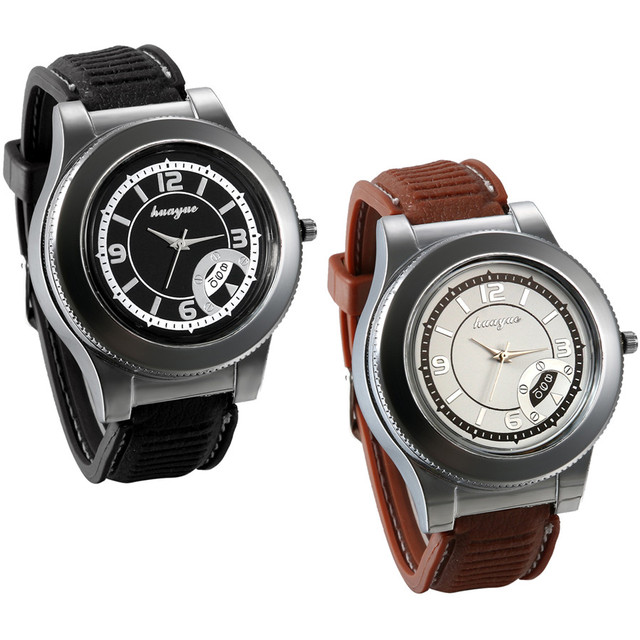 Zegarek męski LANCARDO Fashion z ładowaną przez USB elektroniczną zapalniczką - Wianko - 3