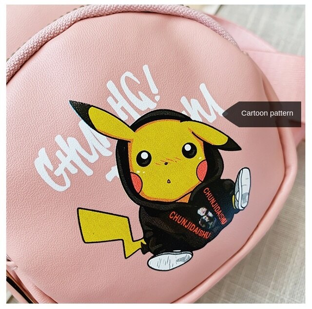 Plecak Pikachu Mini z pluszowym plecakiem 2021 - Wianko - 3