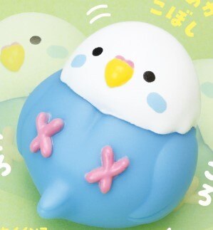Figurka akcji z Japonii: Prawdziwy krzyk śpiącego ptaka - urocza Tumbler Chubby Parrot - kapsułkowa zabawka Gashapon - dekoracja stołu i prezent dla dzieci - Wianko - 4