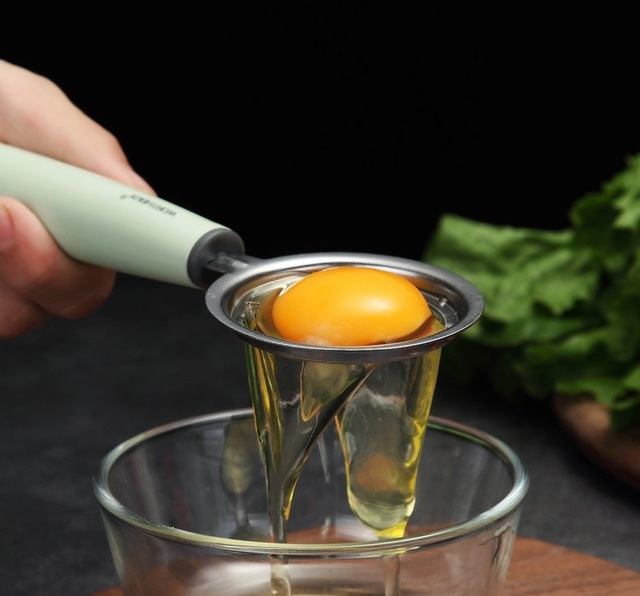 Jajko Separator żółtek Food-grade ręczne mieszadło do oddzielania jajek - Wianko - 4