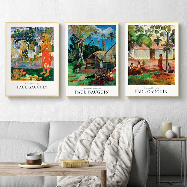 Obraz ścenny Paula Gauguina - reprodukcja na płótnie dla salonu i dekoracji wnętrz - Wianko - 4