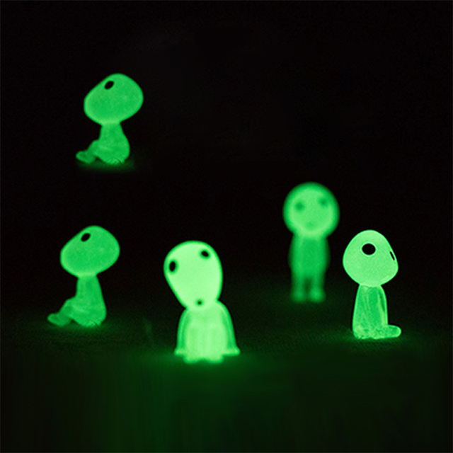 Oto finalna propozycja tytułu produktu po polskiej poprawce: Przybysz-kreskówka Luminous Night Lights - 5/3/1 sztuk - duch księżniczka Glow - małe ozdoby Home Decor - Alien drzewo - elfy ogród dekoracji - Wianko - 4
