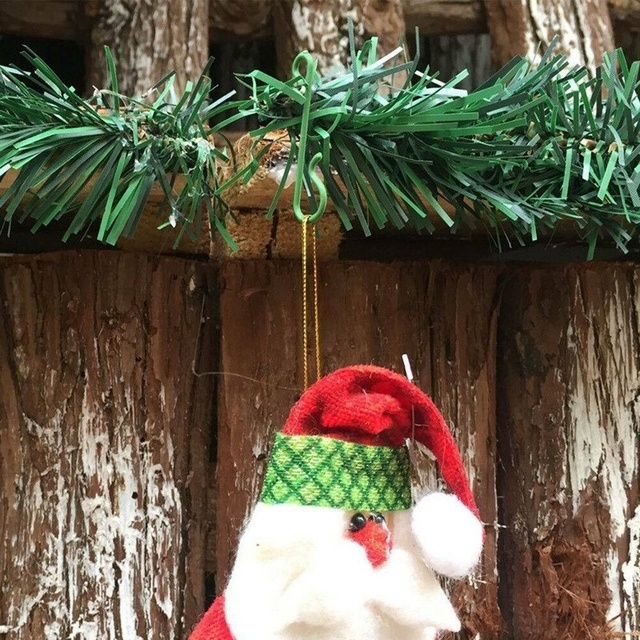 Haczyki choinkowe s-shape 50/100 sztuk, ozdoby świąteczne w kształcie drzewa, dekoracje na boże narodzenie, imprezę - Wianko - 5