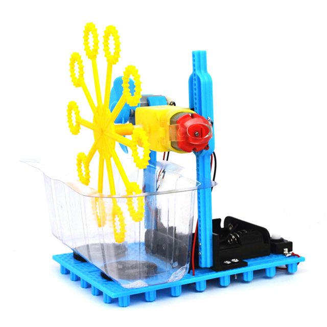Zestaw do baniek mydlanych - maszyna DIY z robotem - edukacyjne zabawki dla dzieci - Wianko - 11