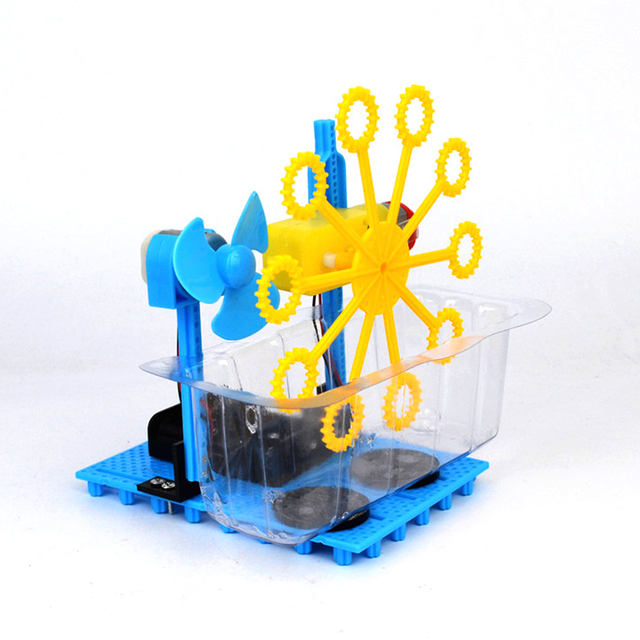 Zestaw do baniek mydlanych - maszyna DIY z robotem - edukacyjne zabawki dla dzieci - Wianko - 15