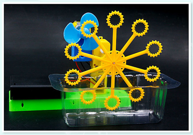 Zestaw do baniek mydlanych - maszyna DIY z robotem - edukacyjne zabawki dla dzieci - Wianko - 17