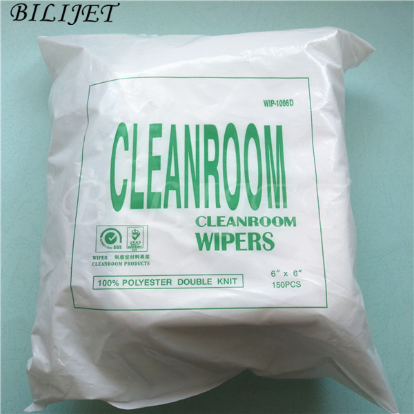 Cleanroom Wiper Clean Non - Ścierka 6x6 do usuwania kurzu - zestaw 150 szt. - Narzędzie do naprawy LCD/drukarek wielkoformatowych - Wianko - 4