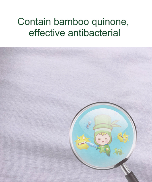 Pieluchy jednorazowe dla niemowląt, biodegradowalne z wkładkami z tkaniny bambusowej - 100 arkuszy/rolka - Wianko - 4