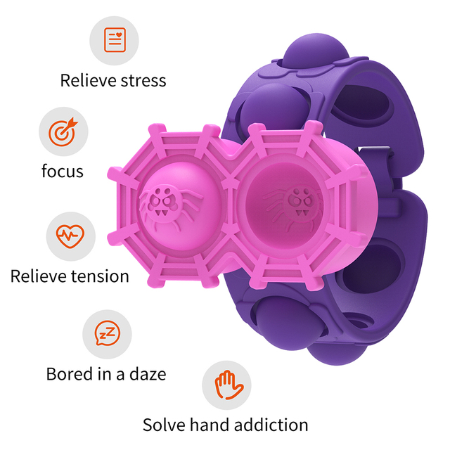 Bransoletka z nadmiarem ciśnienia - Zabawka do zgniatania, antystresowa, sensoryczna dla dzieci autystycznych - Wianko - 5