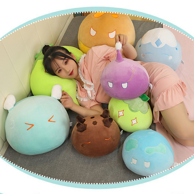 Pluszowe zabawki Genshin Impact - Wind Thunder Element Slime z poszewką na poduszkę - miękkie pluszowe lalki dla dzieci - Wianko - 3