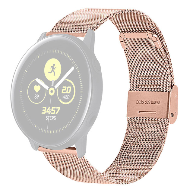 Pasek zegarka ze stali nierdzewnej do Samsung Galaxy Watch Active 2 - Wianko - 4