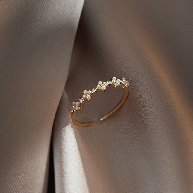 Nowy pierścionek kwiatowy z cyrkoniami - biżuteria romantyczna dla kobiet - Wianko - 6
