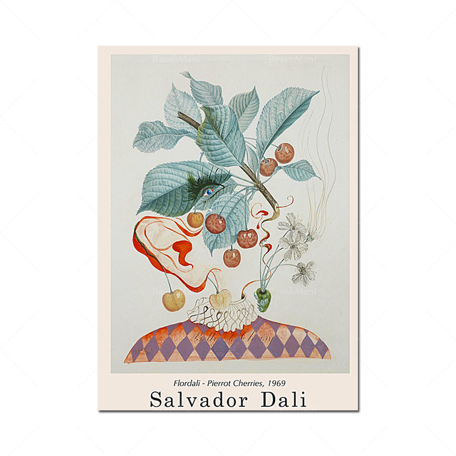 Wydruki artystyczne Salvador Dali - Owocowa ekspresja, sztuka surrealistyczna w galerii Vintage - Wianko - 4