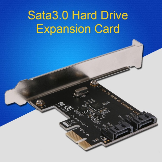 Kontroler rozszerzeń PCI-E na SATA3.0 Port SATA III 6G - Karta rozszerzająca do komputera, górnictwa - Wianko - 1