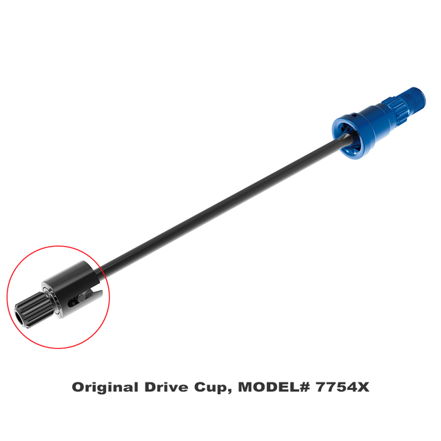 2 sztuki Metalowe 7754X Drive Cup dla 7750X 8S-Spec Heavy Duty Driveshaft - Część zamienna do modelu Traxxas X-Maxx 77086-4 1/5 RC Monster Truck - Wianko - 5