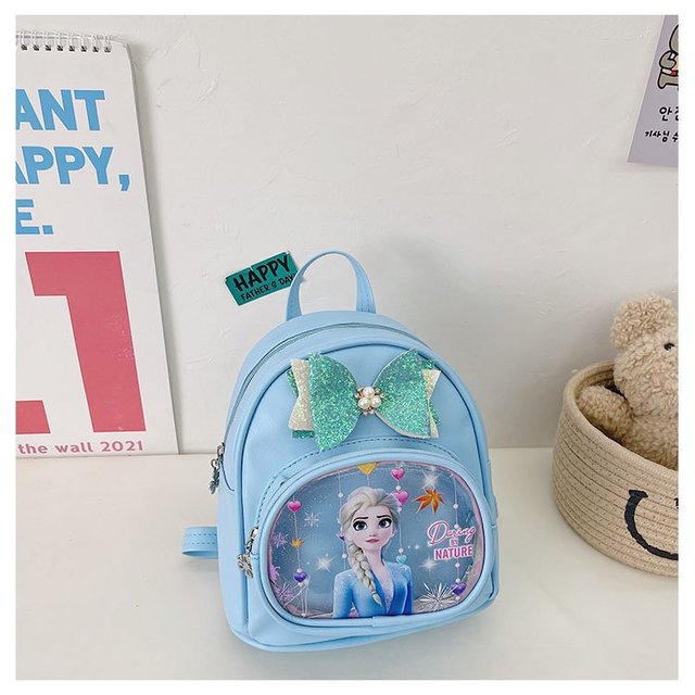 Plecak przedszkolny Frozen PU z motywem księżniczki Elzy dla dzieci 3-9 lat - wielokolorowy - Wianko - 22
