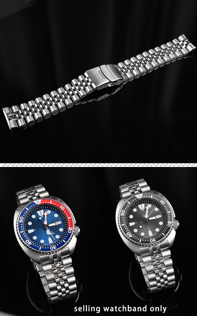 Solidna opaska ze stali nierdzewnej dla zegarka Seiko z serii Turtle SRPA21 SRP777 SRPC25 SRP773 - 22mm - Wianko - 7