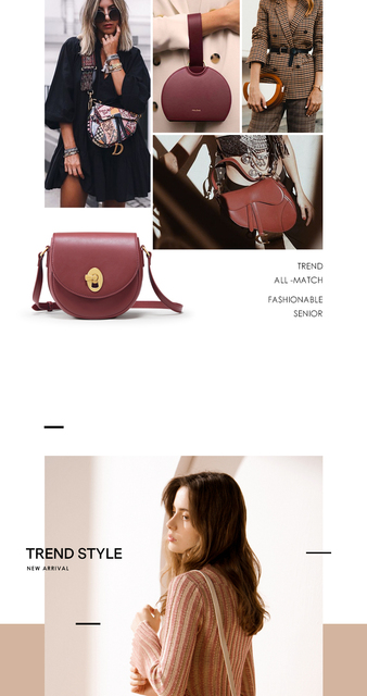 Luksusowa torebka damska Crossbody DN 2021 - markowa designerska torba mała - Wianko - 3