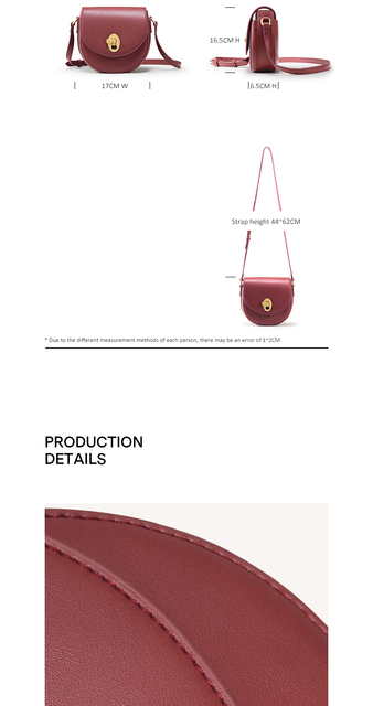 Luksusowa torebka damska Crossbody DN 2021 - markowa designerska torba mała - Wianko - 15
