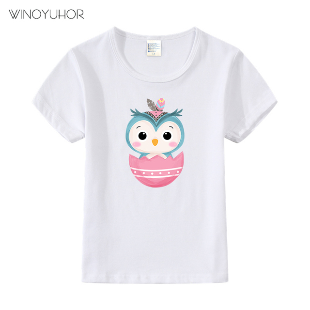 Akwarela sowa - T-shirt dziewczyny i chłopcy - koszulka dziecięca z krótkim rękawem - Wianko - 5