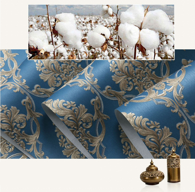 Tapeta 3D z adamaszkiem florystycznym - europejski wzór do salonu i sypialni - Wianko - 5