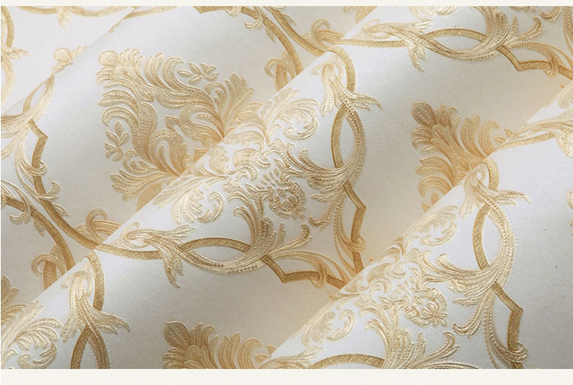 Tapeta 3D z adamaszkiem florystycznym - europejski wzór do salonu i sypialni - Wianko - 17