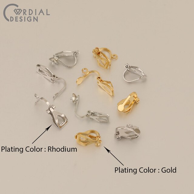 Zaciskane i koraliki końcowe Cordial Design - 20 sztuk - biżuteria DIY - prawdziwe złoto poszycia - Wianko - 5