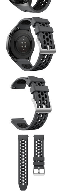 Oryginalny pasek z tworzywa sztucznego o szerokości 22mm do Huawei GT 2e - wymienna bransoleta nadgarstkowa dla inteligentnego zegarka - Wianko - 9