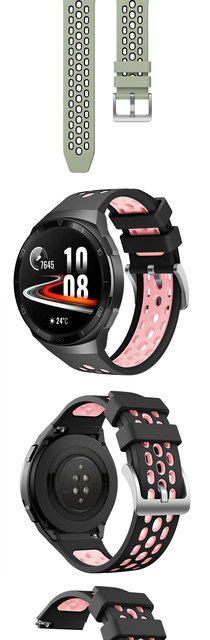 Oryginalny pasek z tworzywa sztucznego o szerokości 22mm do Huawei GT 2e - wymienna bransoleta nadgarstkowa dla inteligentnego zegarka - Wianko - 6
