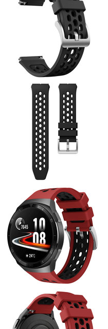 Oryginalny pasek z tworzywa sztucznego o szerokości 22mm do Huawei GT 2e - wymienna bransoleta nadgarstkowa dla inteligentnego zegarka - Wianko - 2