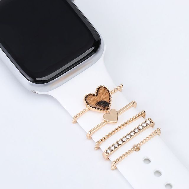Dekoracyjne Charms diamentowa biżuteria do bransoletki Apple Watch i Galaxy Watch 4/3 - Wianko - 7