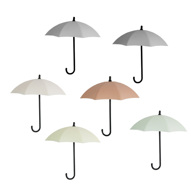 Hak self-przylepny na parasol i ubrania z lepkim stojakiem na ścianę/drzwi - kuchnia, łazienka, klucze - Wianko - 11
